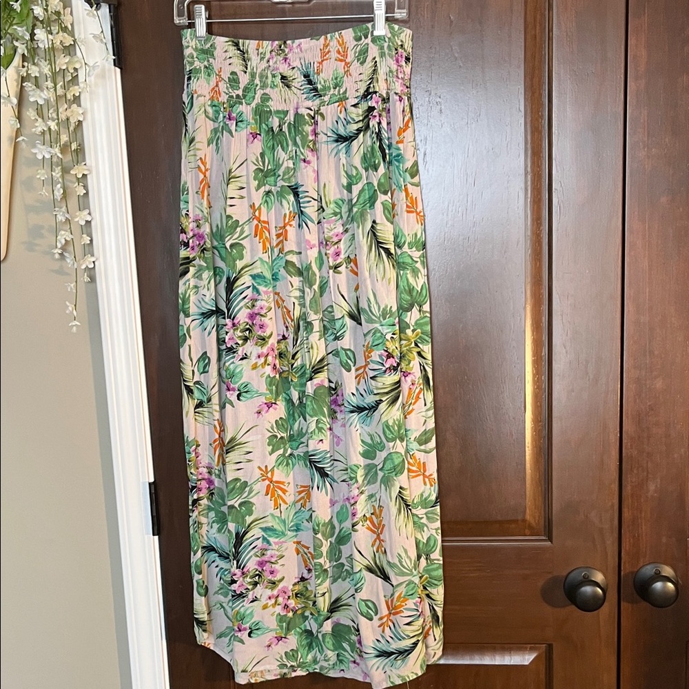 Kona Sol Tropical Floral Maxi Skirt - Picture 5 of 9